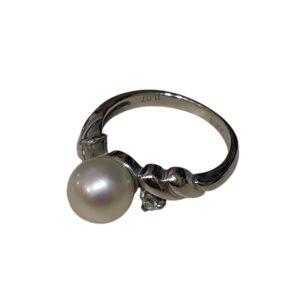 Pt900 リング 石あり