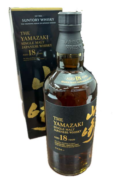 お酒 ウイスキー ジャパニーズウイスキー 山崎18年 傷あり ホログラム付