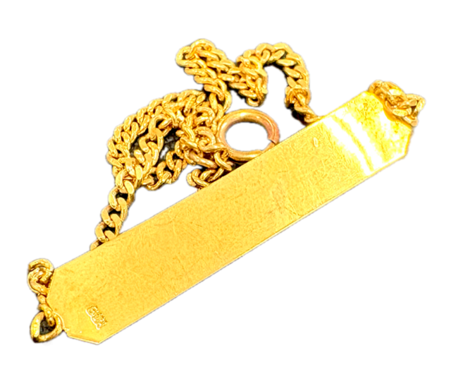 ブレスレッド　腕輪　アクセサリー　金　K18　18金