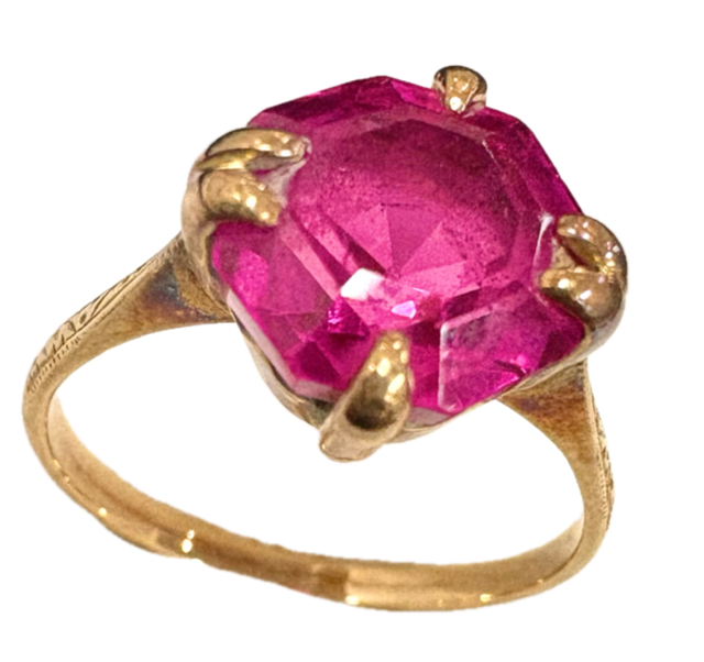 指輪　リング　アクセサリー　金　K18　18金　宝石　ルビー