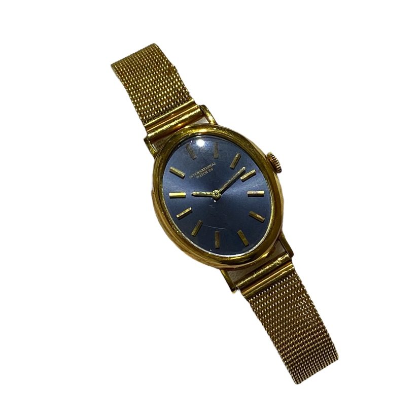 【K18時計】インターナショナルウォッチ・IWC・貴金属・金無垢・18金・腕時計・レディース・ヴィンテージ