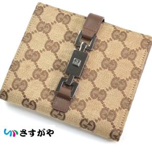 GUCCI グッチ GGキャンバス コンパクトウォレット