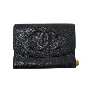 CHANEL シャネル ココマーク 財布 キャビアスキン
