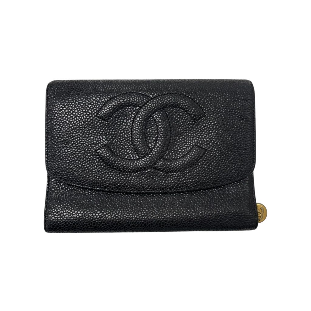 CHANEL シャネル ココマーク 財布 キャビアスキン