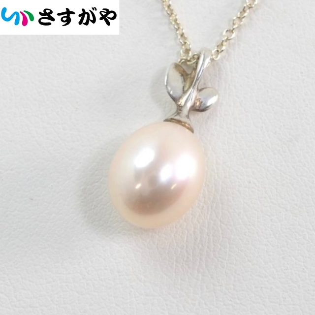 TIFFANY ティファニー オリーブリーフ パール ネックレス SV925