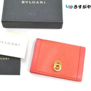 BVLGARI ブルガリ ドッピオトンド レザー カードケース