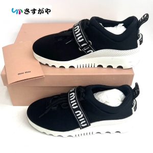 miumiu ミュウミュウ マリア プラットフォーム スニーカー