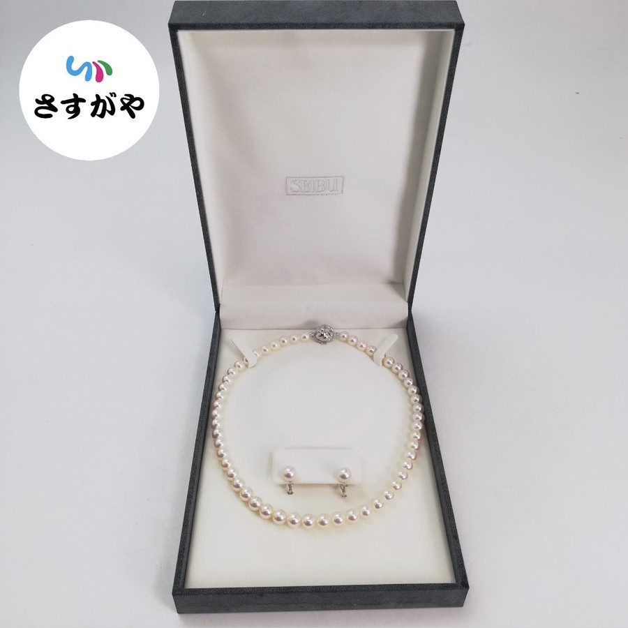 K14WG パールネックレス イヤリング セット