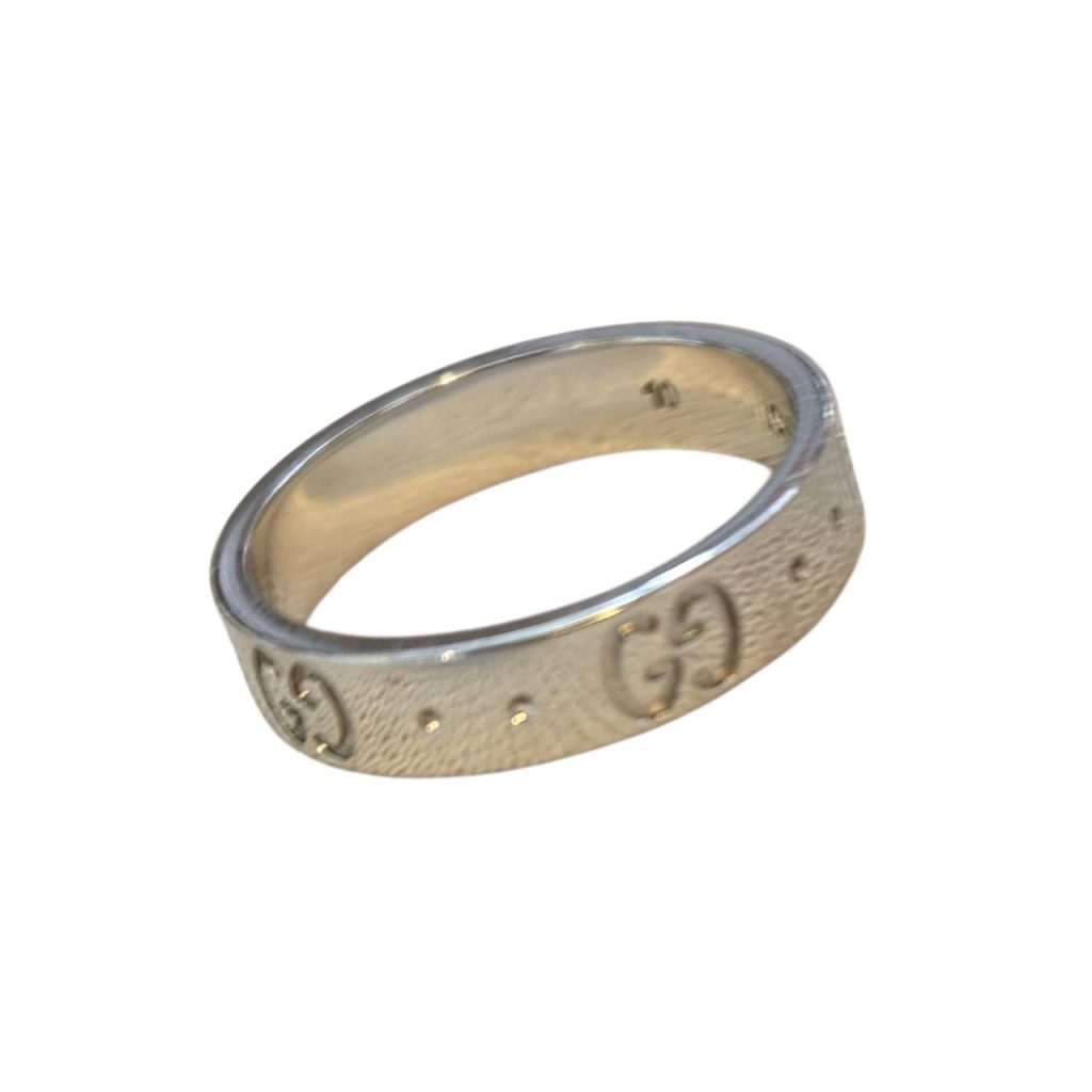 GUCCI(グッチ) K18ホワイトゴールドリング