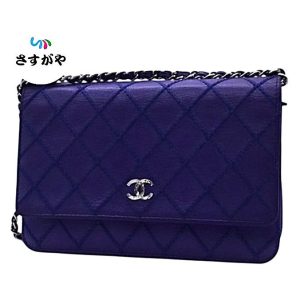 【良品】シャネルCHANELココマークがま口長財布キャビアスキン新品ショルダー CHANEL シャネル 二つ折りがま口長財布 ココマーク キャビア