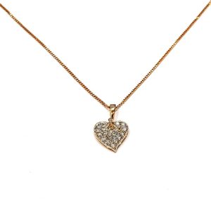 K18 メレダイヤ付き ネックレス