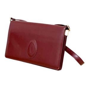 カルティエ ショルダーバッグ レザー