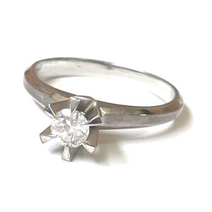 Pt800ダイヤモンドリング Pt800 プラチナ800 パール ダイヤ0.09ct リングの買取実績