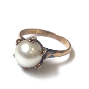 K18 18金 750 パール リング