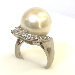 Pt900 パールリング