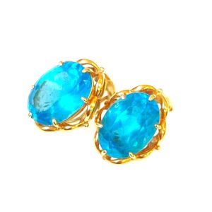 K18 石付きイヤリング