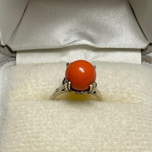 k18赤色宝石の金製リング1.98g k18赤色宝石の金製リング1.98g Yahoo!オークション -「珊瑚 指輪