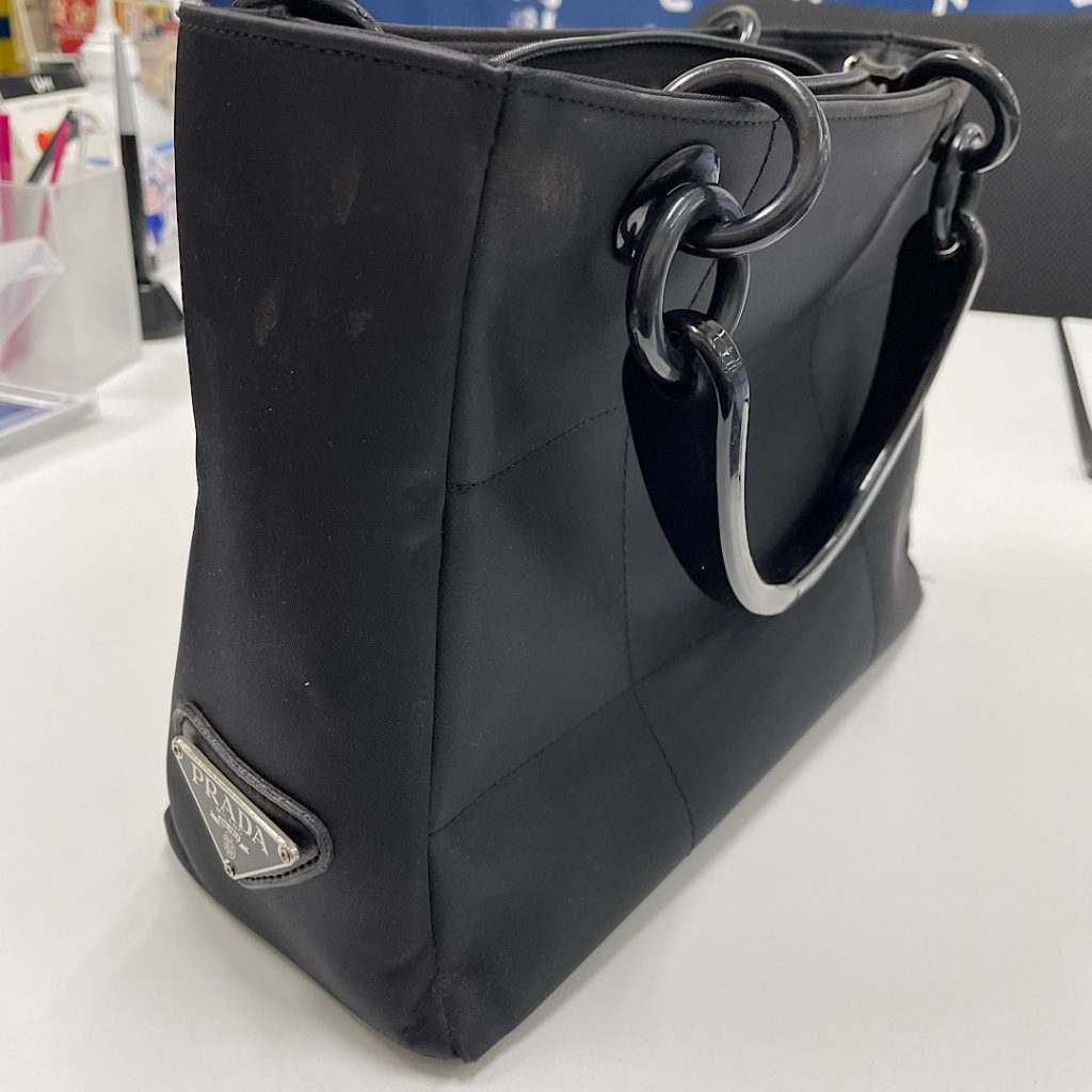 ブランドバックの買取店| プラダ ハンドバックの買取| つくばみらい市絹の台