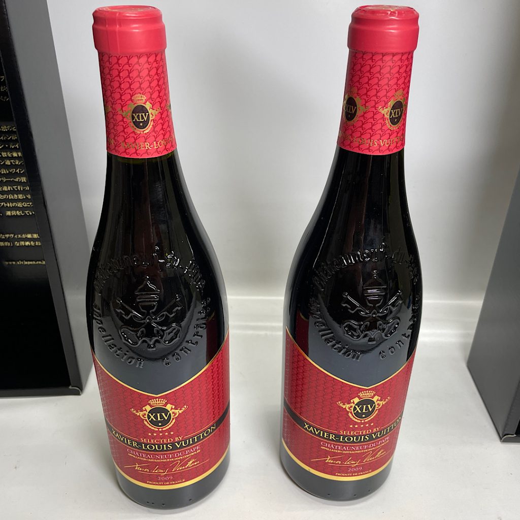 取手にあるお酒の買取店|ワイン ザビエ ルイヴィトン XLV シャトーヌフ デュ パプ 2009の買取 | 龍ケ崎市豊田町