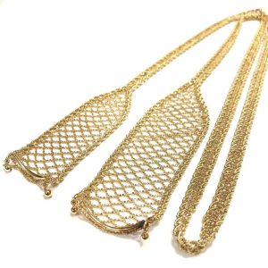 K18 18金 刻印なし スカーフネックレス アクセサリー