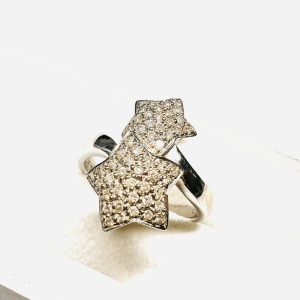 K18 リング メレダイヤ