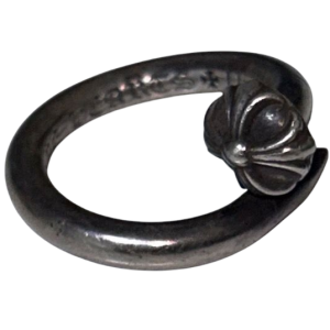 CHROME HEARTS NAIL CRSBALL クロムハーツ ネイルクロスボールリング