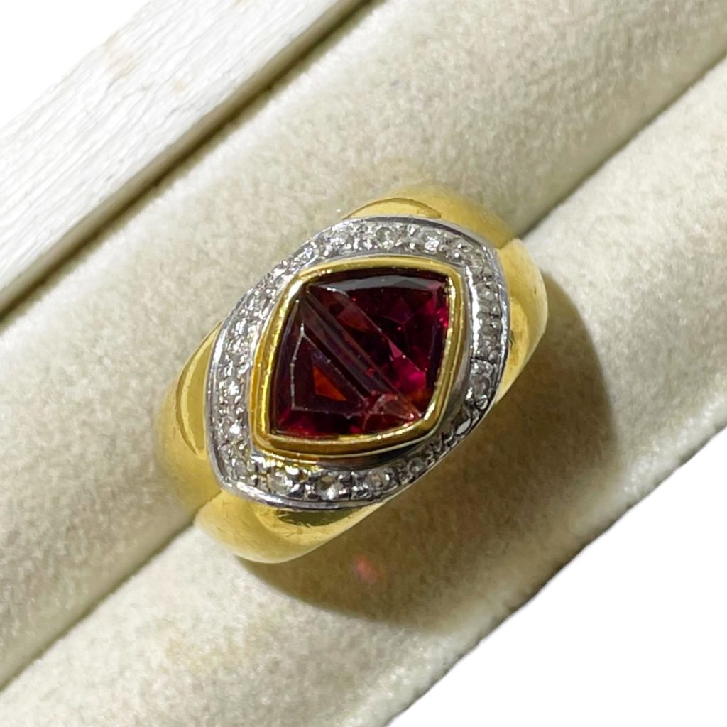 K18 ルビー リング アクセサリー 壊れたリング 指輪 買取