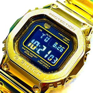 Gショック腕時計(モデル番号:3459 ゴールドカラー)