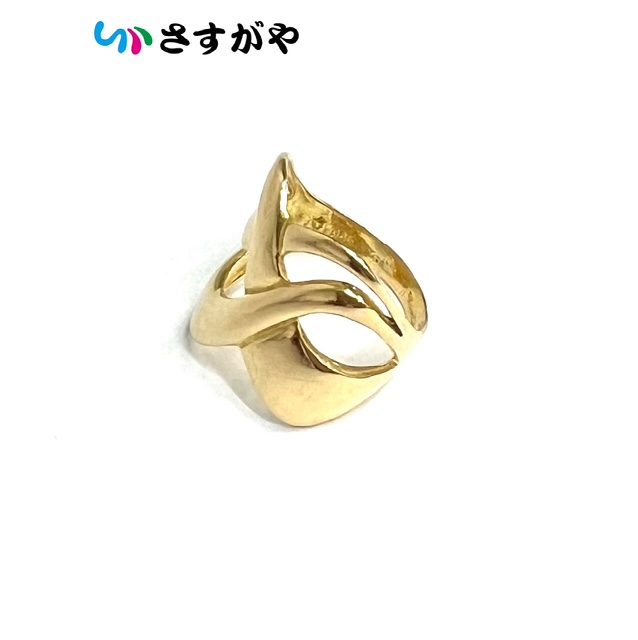 K18金ゴールド リング #14 1.37g