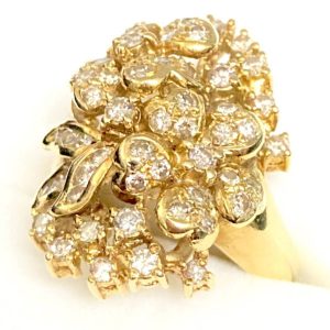 K18 リング メレダイヤモンド