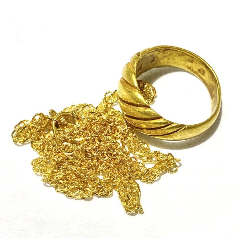 【K18アクセサリー】18金・貴金属・ネックレス・指輪・リング