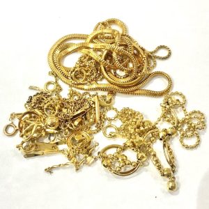 ヴィンテージ、金のネックレス、刻印ありk20 835刻印 K20 ペンダントネックレス 20金 スクリューチェーン