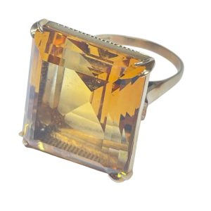 K18  シトリン リング