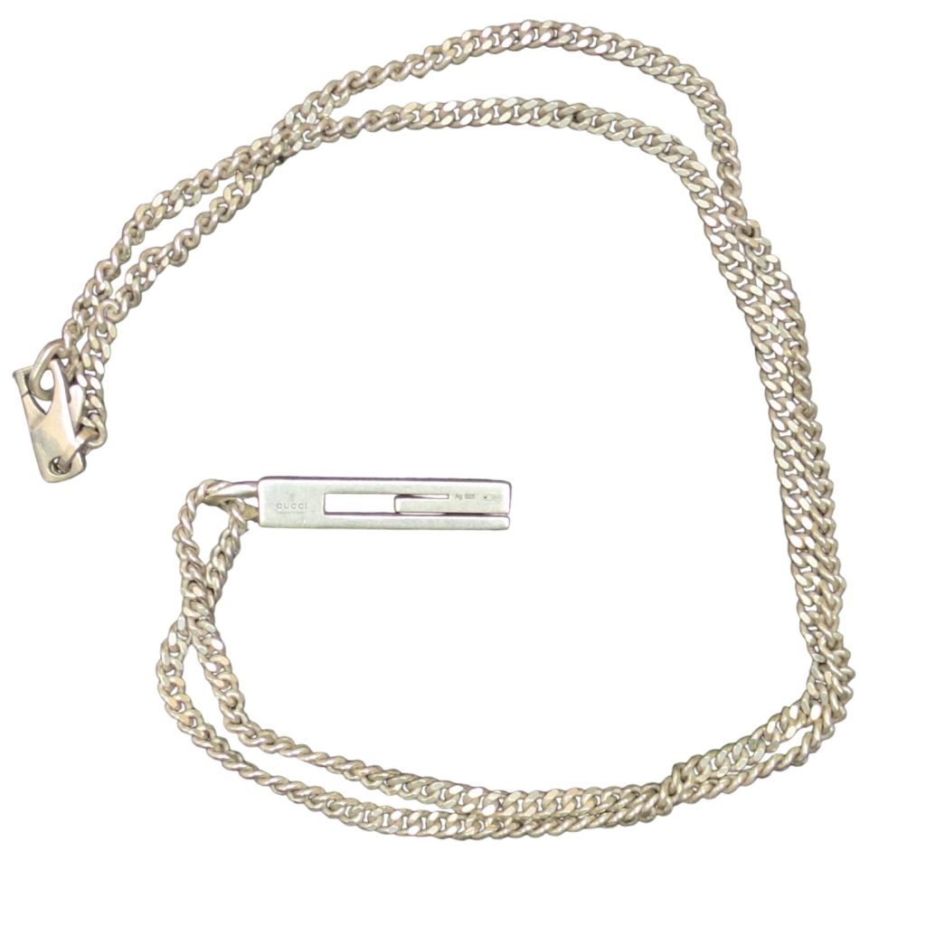 GUCCI グッチ Gプレート カットアウトG シルバー925