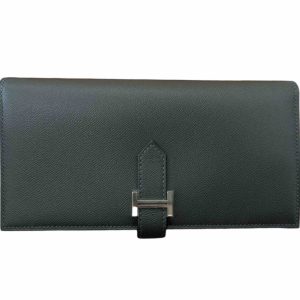 Hermès エルメス べアンスフレ ブラック ウォレット