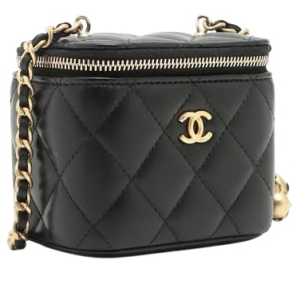 CHANEL(シャネル)　マトラッセ　ラムスキン　チェーンホルダーバッグ