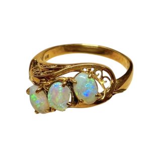 K18 18金 750 リング 指輪 石あり