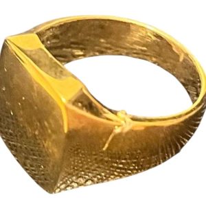 シトリンネクタイピン　18金 8×6 シトリン/黄水晶 シルバー 天然石ネクタイピン - 太陽の