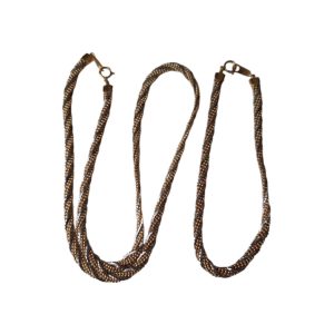 K18×Pt850 ネックレス ブレスレット ペアアクセサリー