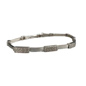 K14WG　ブレスレット(14金　ホワイトゴールド)