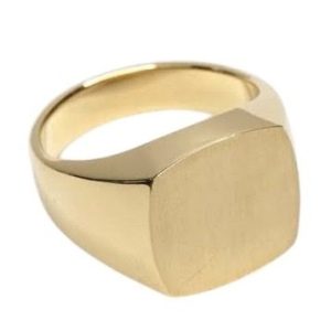 K18(18金)　印台リング