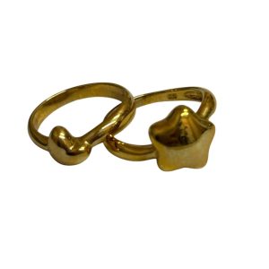 K18 750 リング　石なし