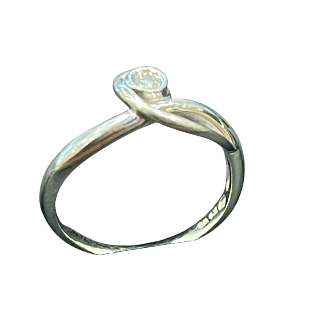 Pt900(プラチナ900)D0.2ct 付リング