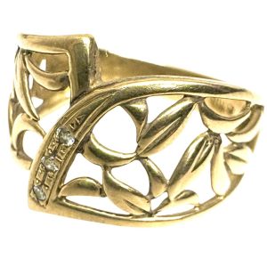 K18 メレダイヤリング