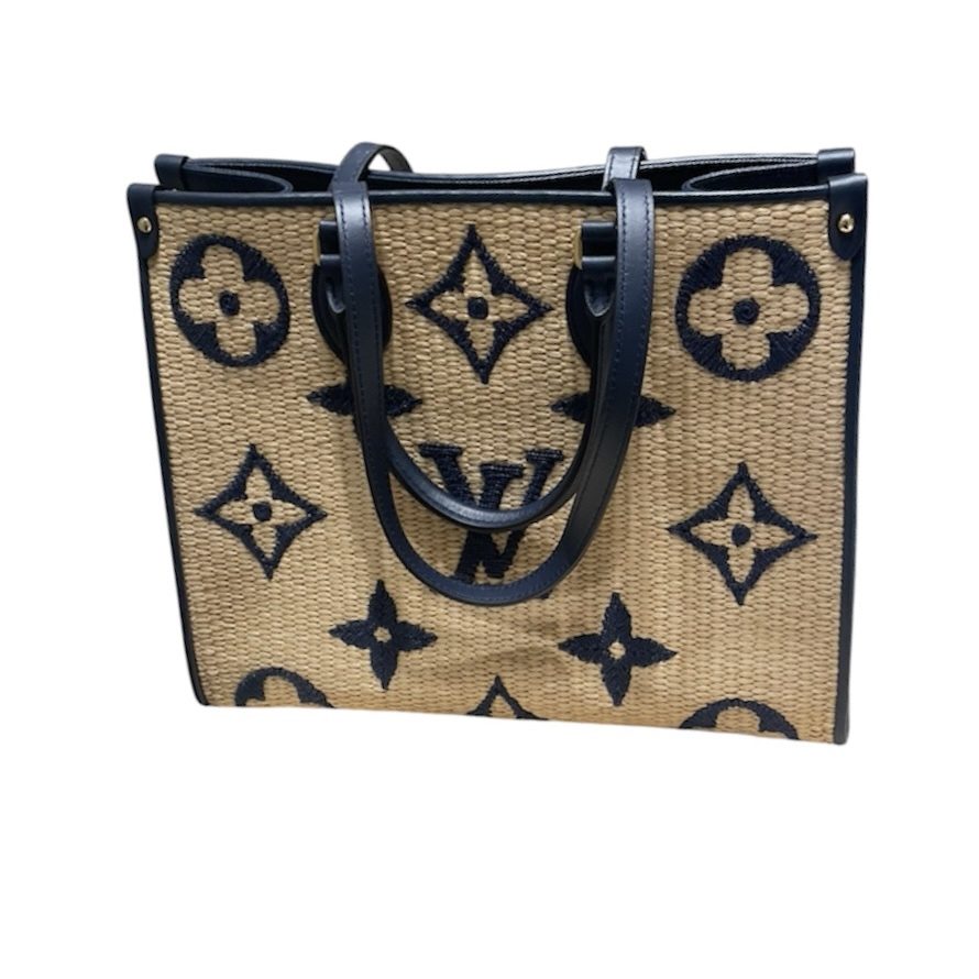 Louis Vuitton ルイヴィトン オンザゴーMM モノグラムラフィア M57723