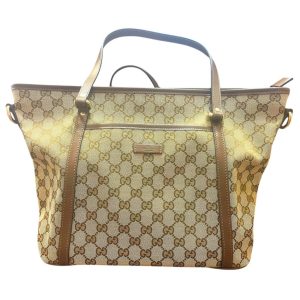 GUCCI GGキャンバス ボディバッグ 美品【GUCCI／グッチ】GGキャンバス柄のウエストボディバッグが