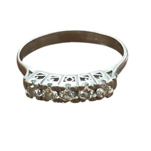 Pt900 ダイヤモンド付きリング