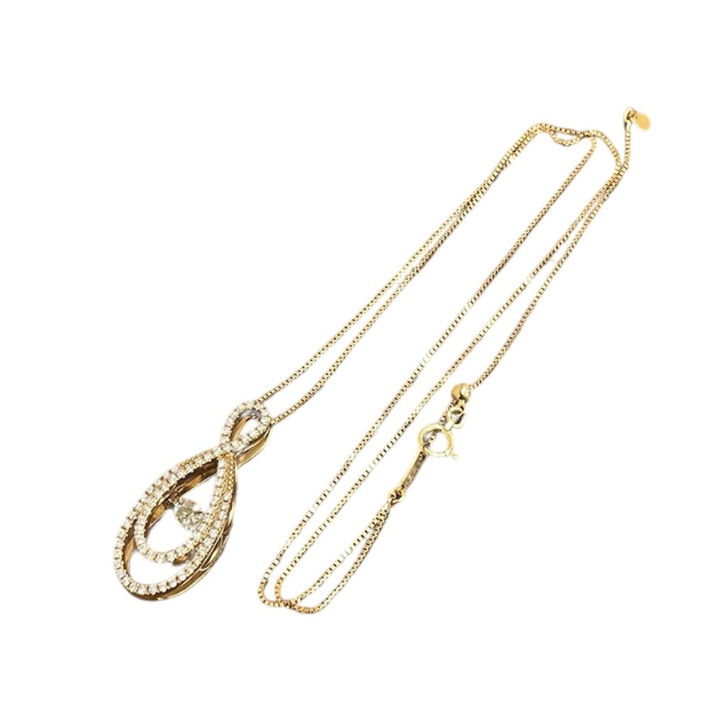 K18 18金 ゴールド ダイヤ ネックレス アクセサリー ジュエリー 貴金属