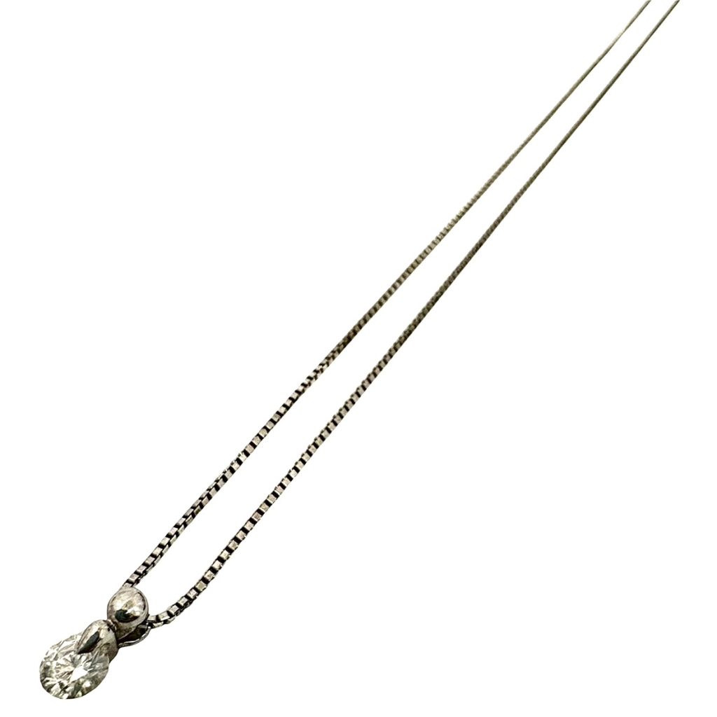 Pt850 ダイヤモンドネックレス