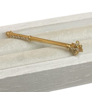 K18 18金 ゴールド ダイヤ タイピン アクセサリー 貴金属